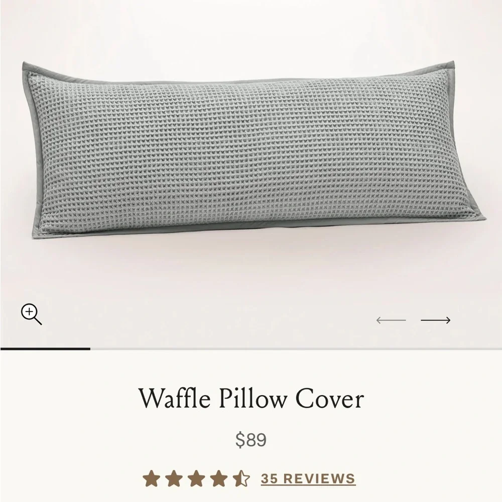 Boll & Branch Blanket + Pillow - Picture 4 of 5